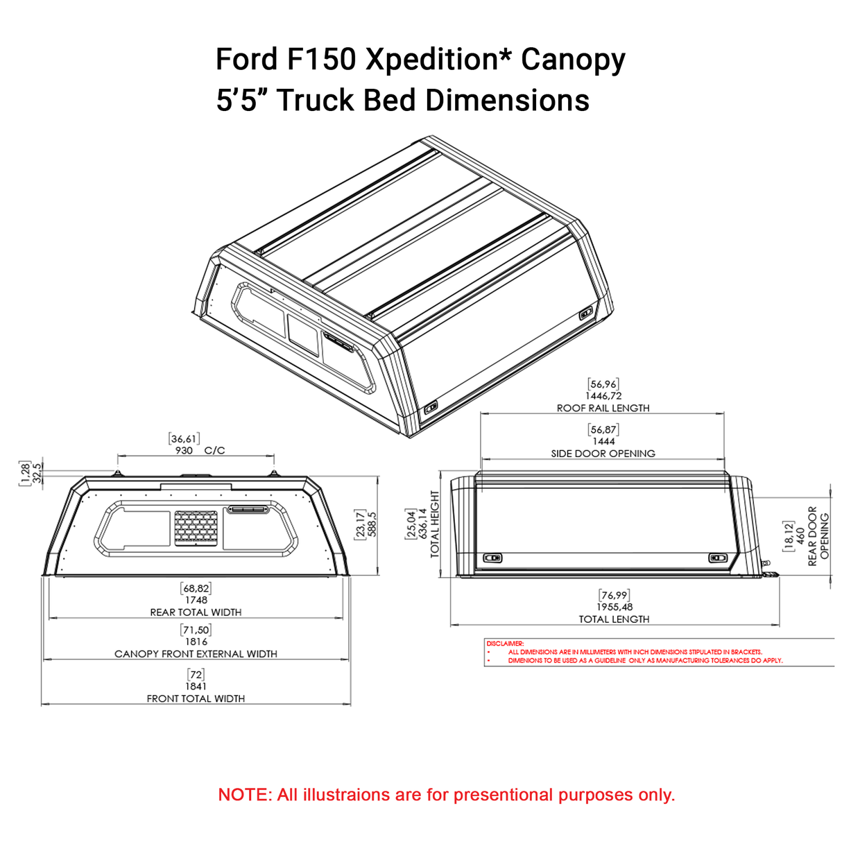 Ford F150 Xpedition CapRax Canopy by Rhinoman - The Bush Company