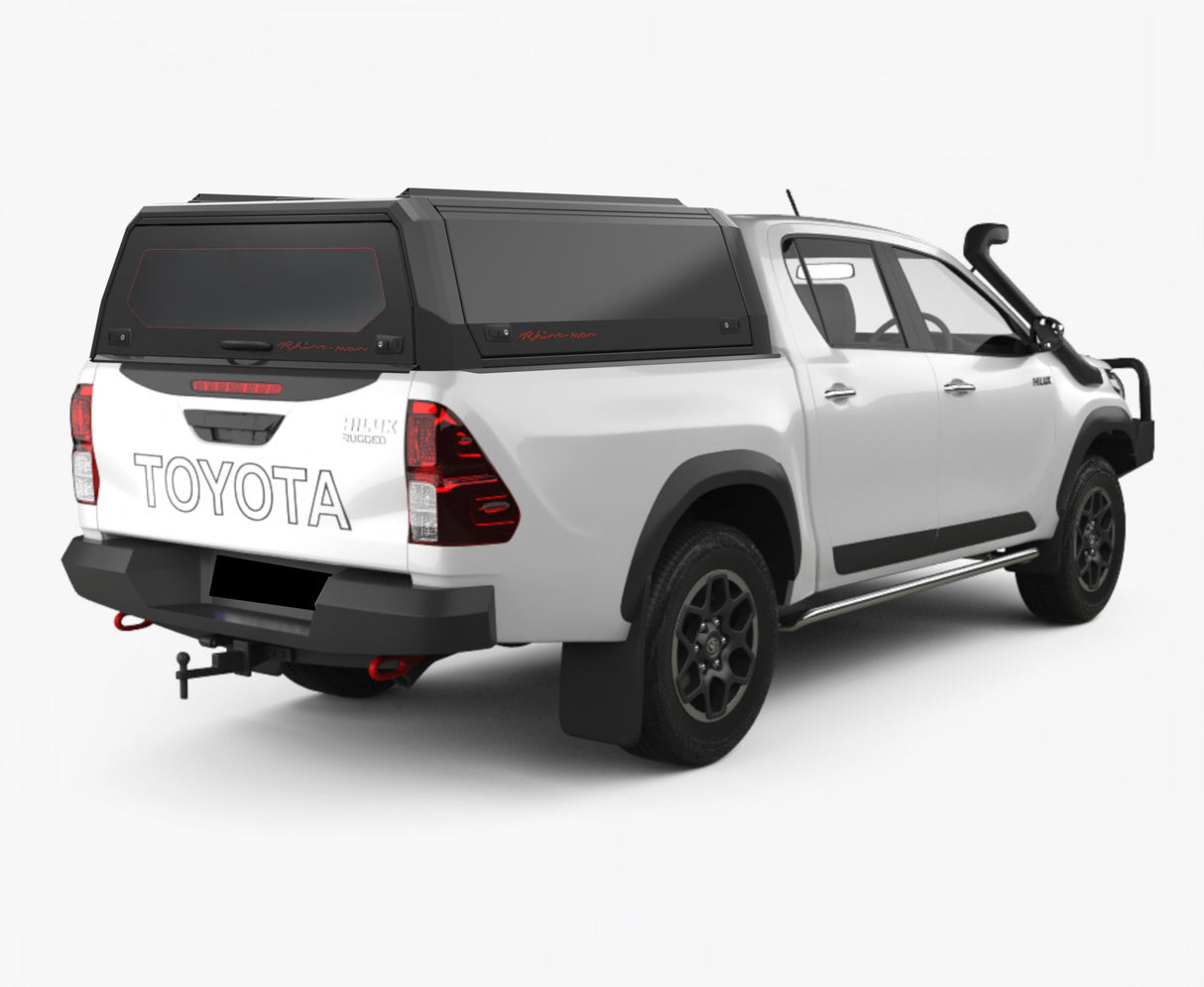 Toyota Hilux 2015 - on Dual Cab Xpedition CapRax Canopy by Rhinoman - The Bush Company