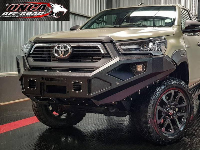 ONCA Hilux 2021 Bull Bar LRX - F (no pipework) - The Bush Company