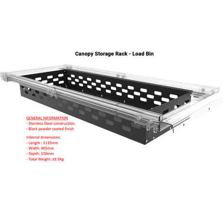 Load Bin For Canopy Storage Rack - The Bush Company