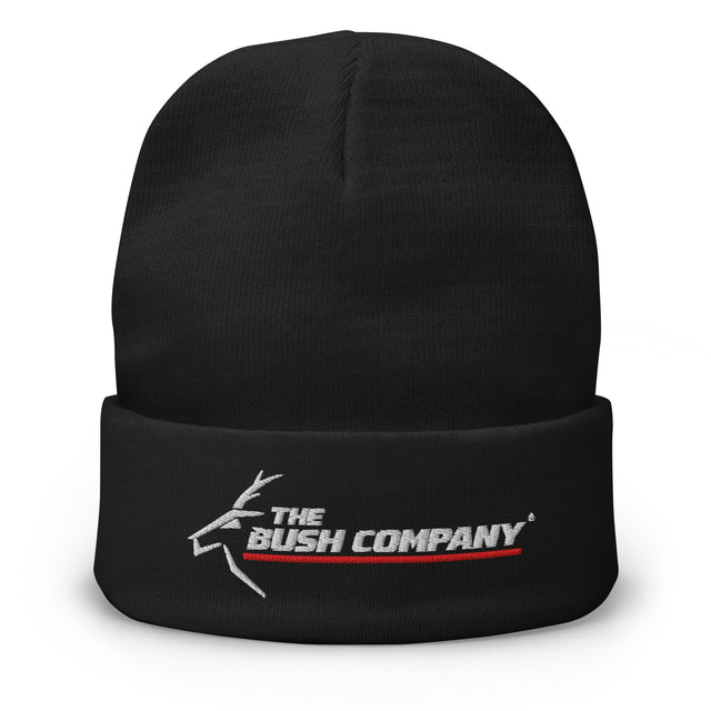 Beanie - White Logo - The Bush Company