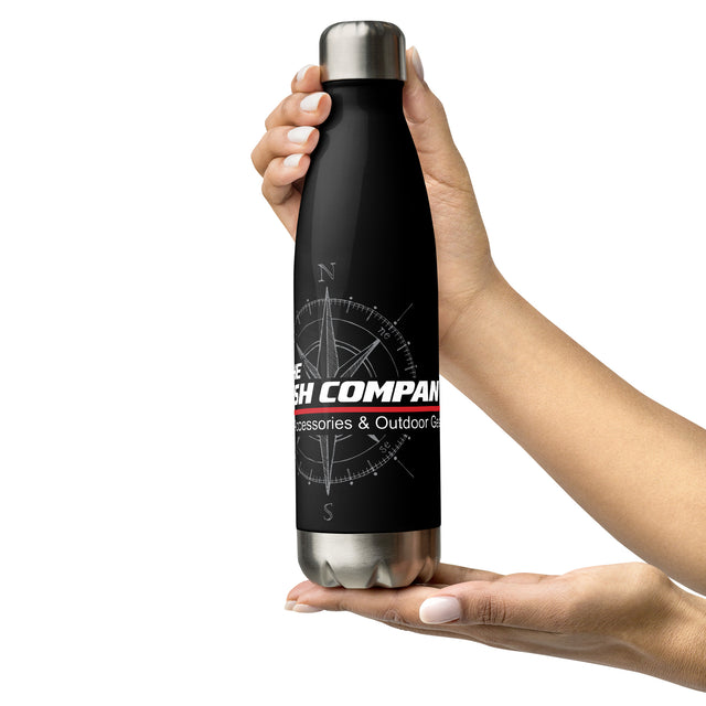Stainless Steel Water Bottle - Black - The Bush Company
