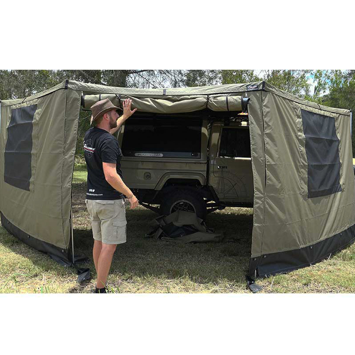 Wall Kit 180 XT MAX Awning - The Bush Company