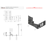 Awning To Tent Bracket 4 Piece - AX27, TX27/MAX, DX27 - The Bush Company