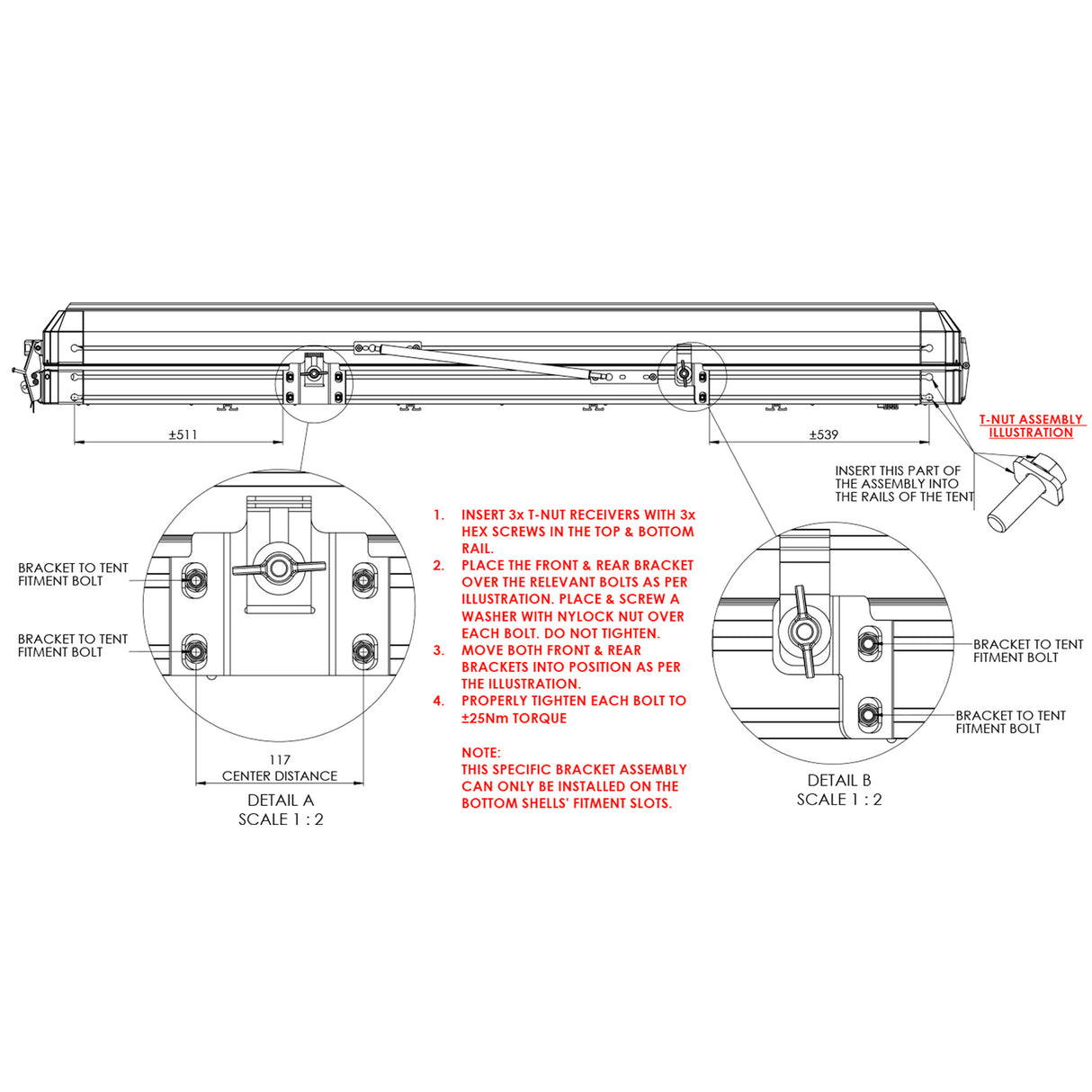 Hi - Lift Jack Mount Bracket - The Bush Company