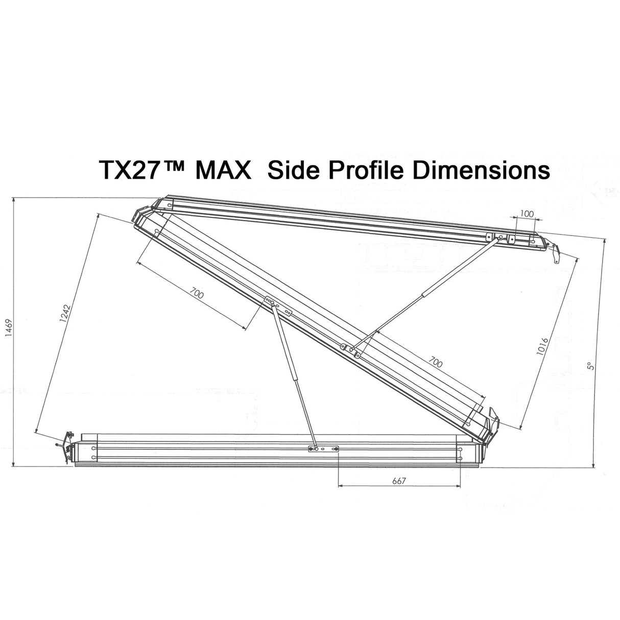 TX27 MAX Hardshell Rooftop Tent - The Bush Company