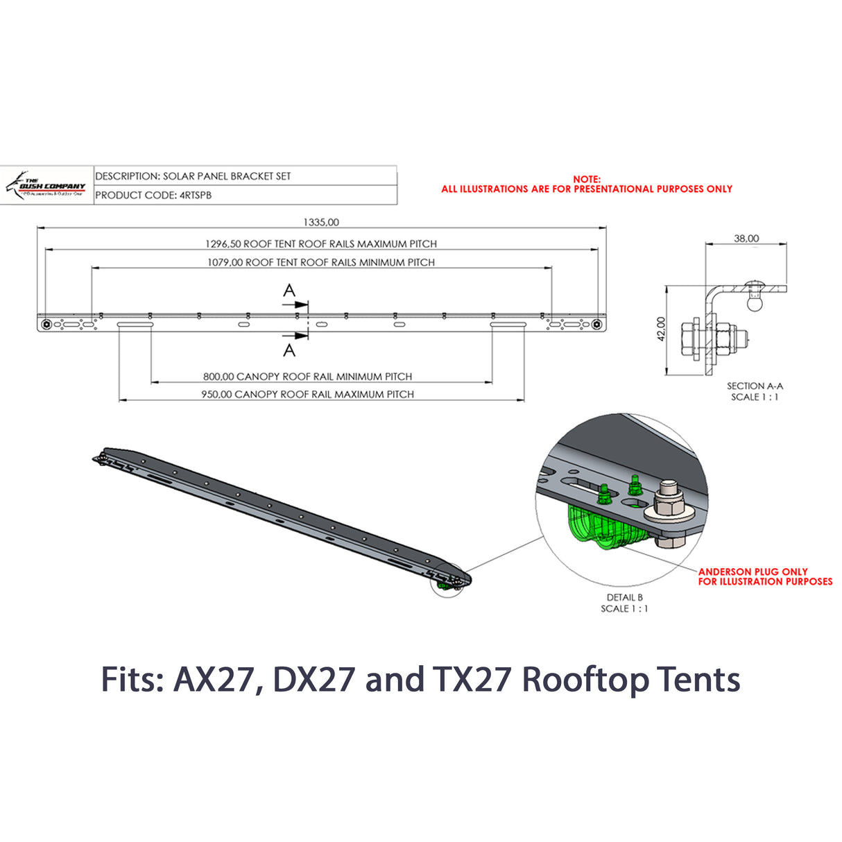 Solar Panel Bracket - The Bush Company