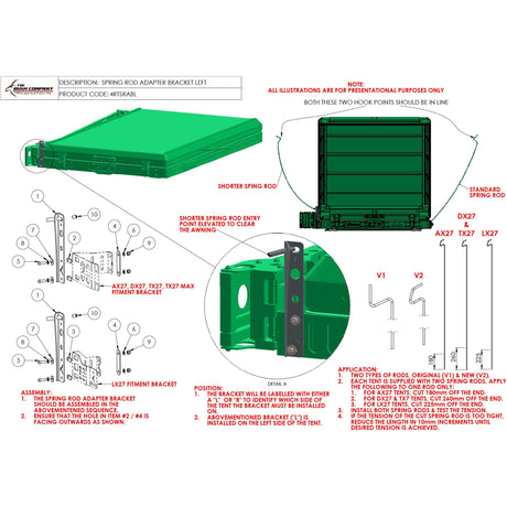 Spring Rod Adapter - The Bush Company