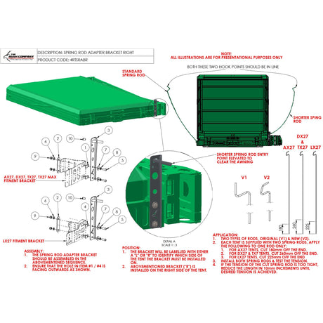 Spring Rod Adapter - The Bush Company
