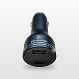 Car Power Kit for Starlink Mini: top of the car charger showing its two ports