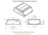 VW Amarok Double Cab 2023+ Xtreme CapRax Canopy by Rhinoman - The Bush Company