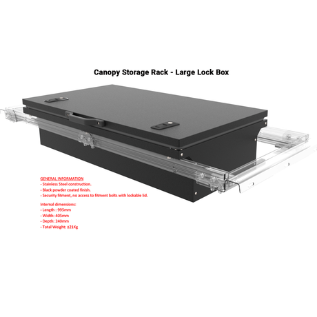 Lock Boxes For Canopy Storage Rack