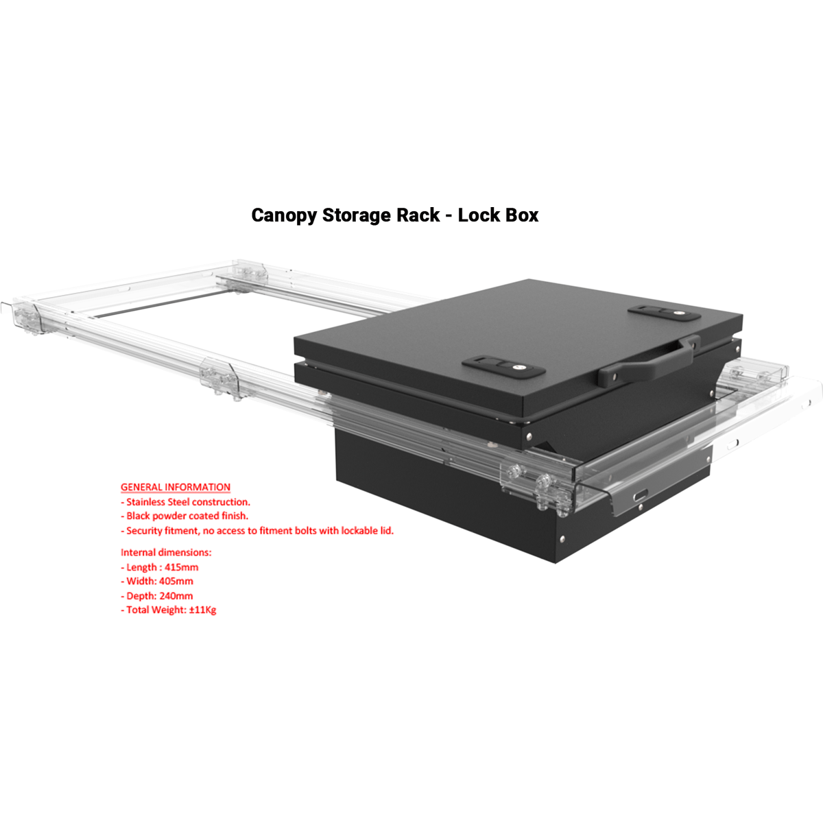 Storage Lock Rack Lock Boxes For Canopy Storage Rack – The Bush Company