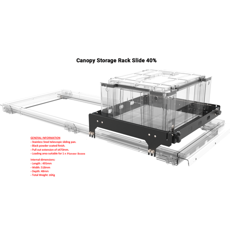 Pull Out Slides For Canopy Storage Rack