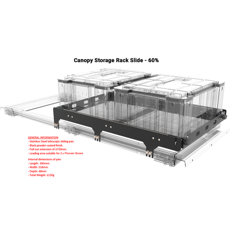Pull Out Slides For Canopy Storage Rack