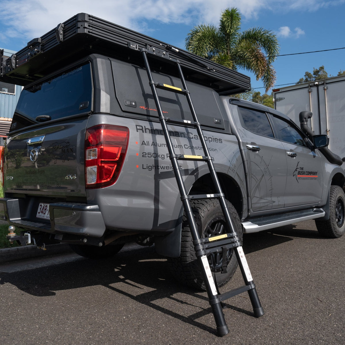Compact Telescopic Ladder | Lightweight 4WD Tent Access | 150Kg Rated ...