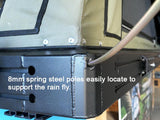 Spring Steel Pole Mounts with text