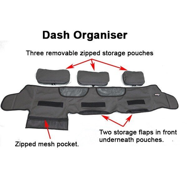 Toyota Landcruiser (J70) Series - Dashboard Organiser - The Bush Company