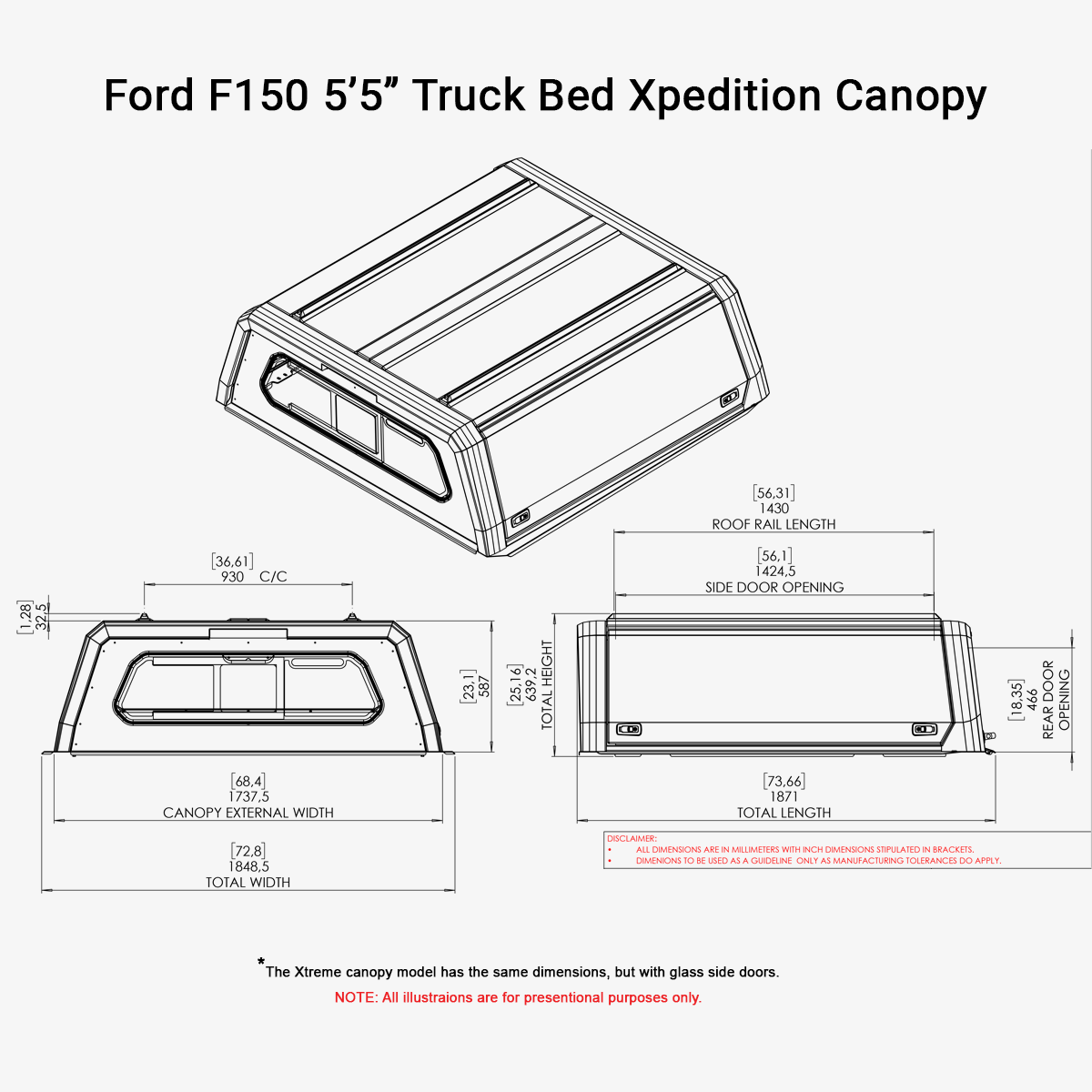 Ford F150  Xpedition CapRax Canopy by Rhinoman