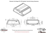 Ford Ranger PX Dual Cab Xpedition CapRax Canopy by Rhinoman - The Bush Company