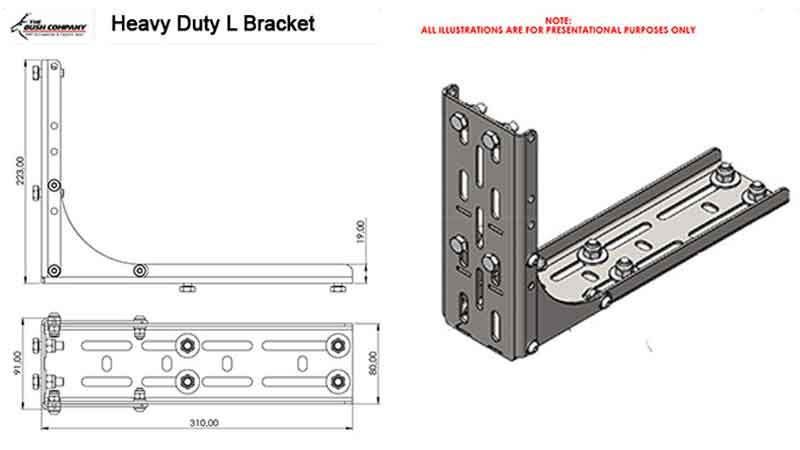 Heavy Duty L Bracket - The Bush Company