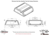 Toyota Hilux 2015 - on Dual Cab Xpedition CapRax Canopy by Rhinoman - The Bush Company