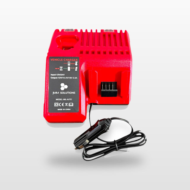 Milwaukee-compatible Balanced Auto Charger: balanced charger with 12V plug lead