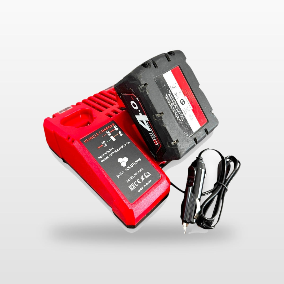 Milwaukee-compatible Balanced Auto Charger: charging an 18V battery