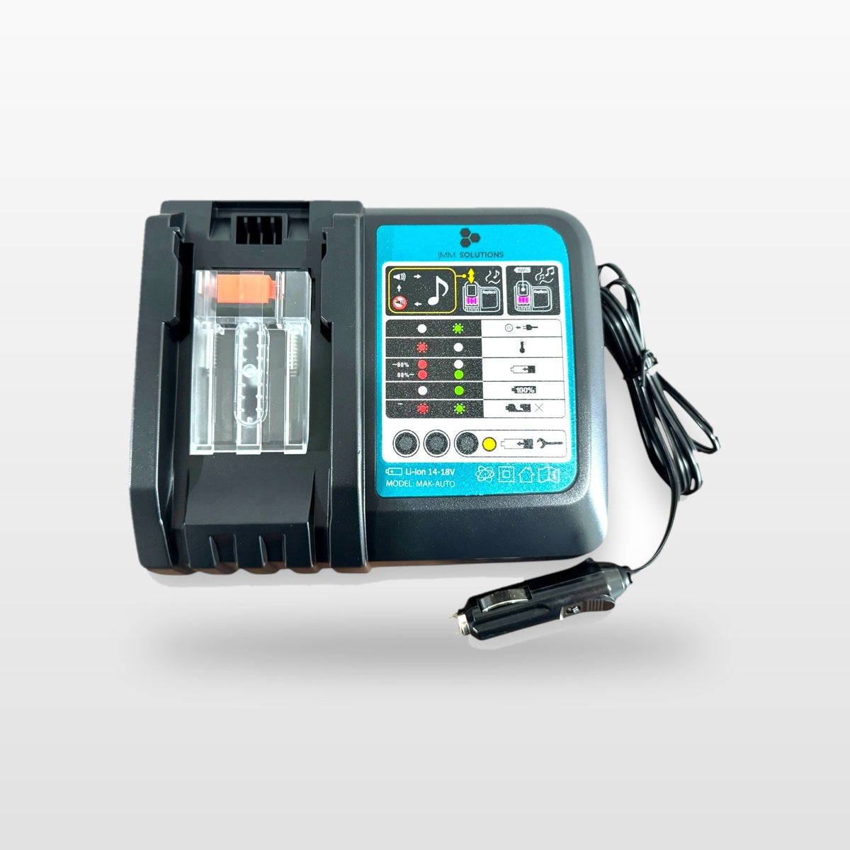 Makita-compatible Balanced Auto Charger: balanced charger with 12V plug lead