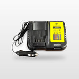 DeWalt-compatible Balanced Auto Charger: balanced charger with 12V plug lead