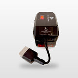 Bosch-compatible 18V to 12V Step Down Power Supply: rear view showing the Anderson lead