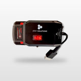 Milwaukee-compatible 18V to 12V Step Down Power Supply: digital voltage display lit