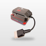 Ozito/Einhell-compatible 18V to 12V Step Down Power Supply: on an 18V tool battery, with Anderson plug lead