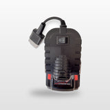 Milwaukee-compatible Volt Step Down PRO: rear view showing the on/off switch