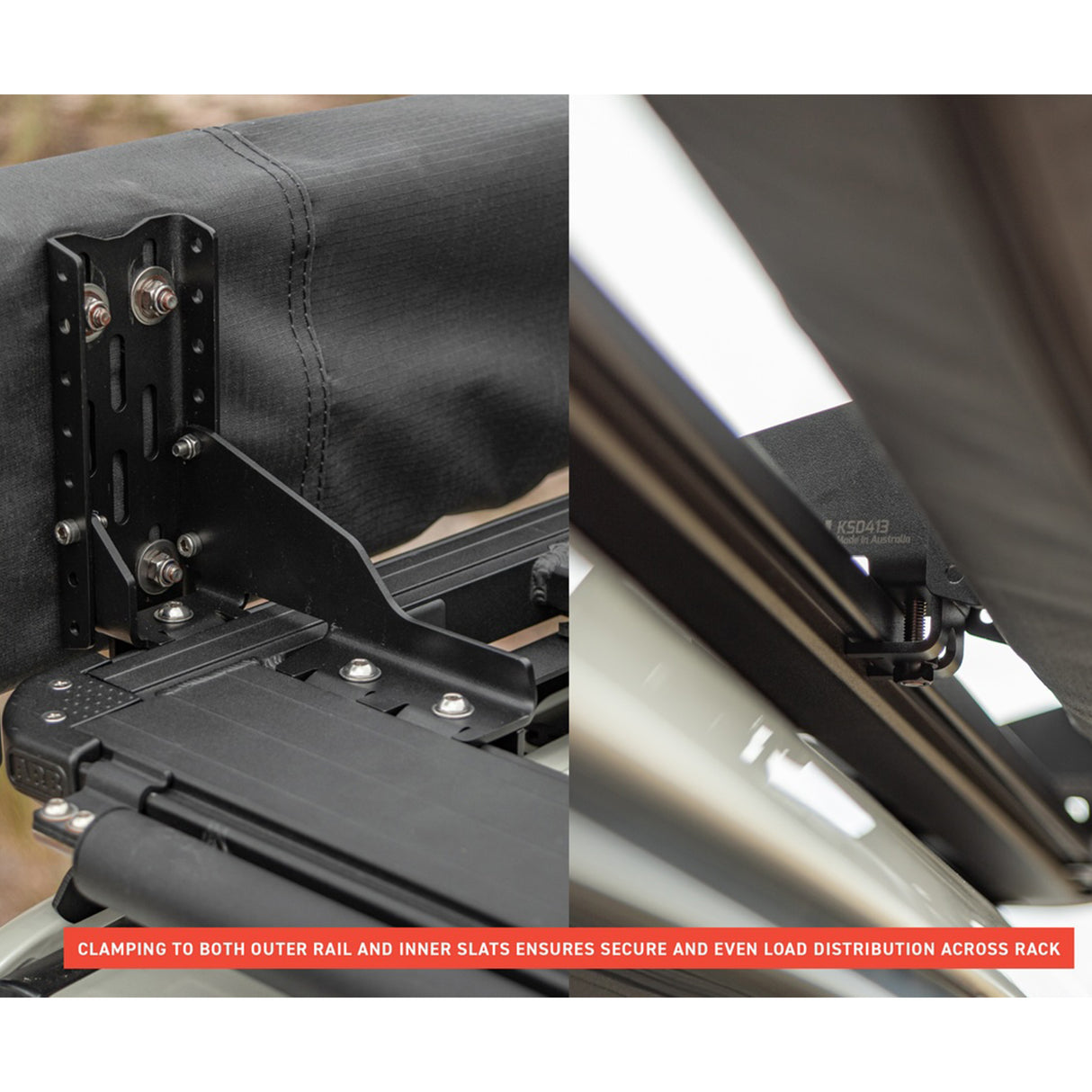 KAON 270 Degree Awning Bracket for ARB BASE Rack - The Bush Company