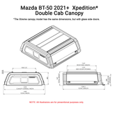 Mazda BT - 50 2021+ Dual Cab Xtreme CapRax Canopy by Rhinoman - The Bush Company