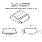 Nissan Navara NP300 2021+ Dual Cab Xpedition CapRax Canopy by Rhinoman - The Bush Company