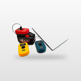 DeWalt-compatible Power Kit for Starlink Mini: the USB-C adaptor in several battery-brand versions