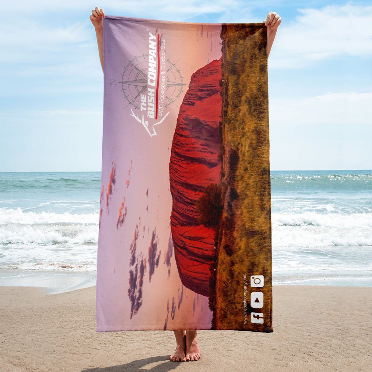 Beach Towel - Uluru - The Bush Company