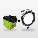 Ryobi ONE+ compatible Power Kit for Starlink Mini: USB-C adaptor on an 18V battery plus Starlink Mini cable
