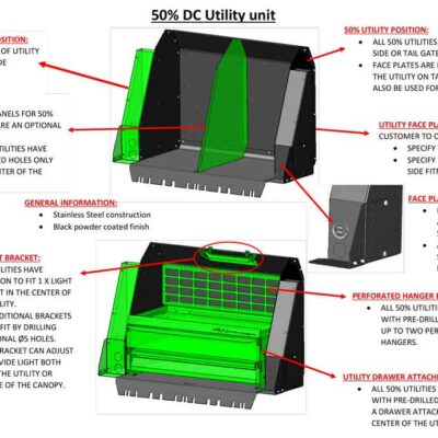 Utility Shelf Unit - Half Length