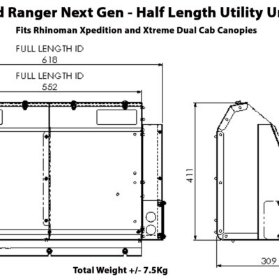 FORåçD-Ranger-Next-Gen-Dual-Cab-Rhinoman-Canopy-Shelf-Unit-Half-Length